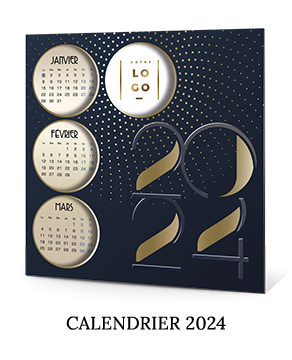 Carte de voeux CALENDRIER 2024